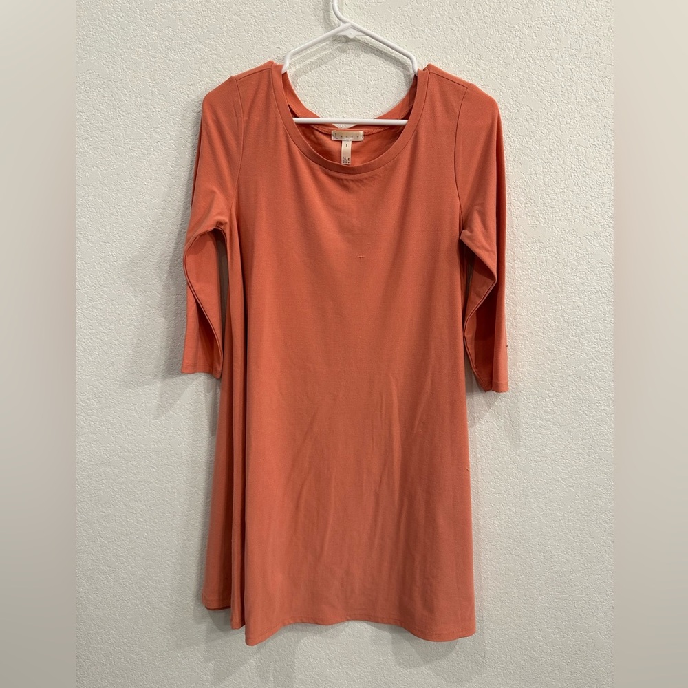Peach Leith Shift Dress